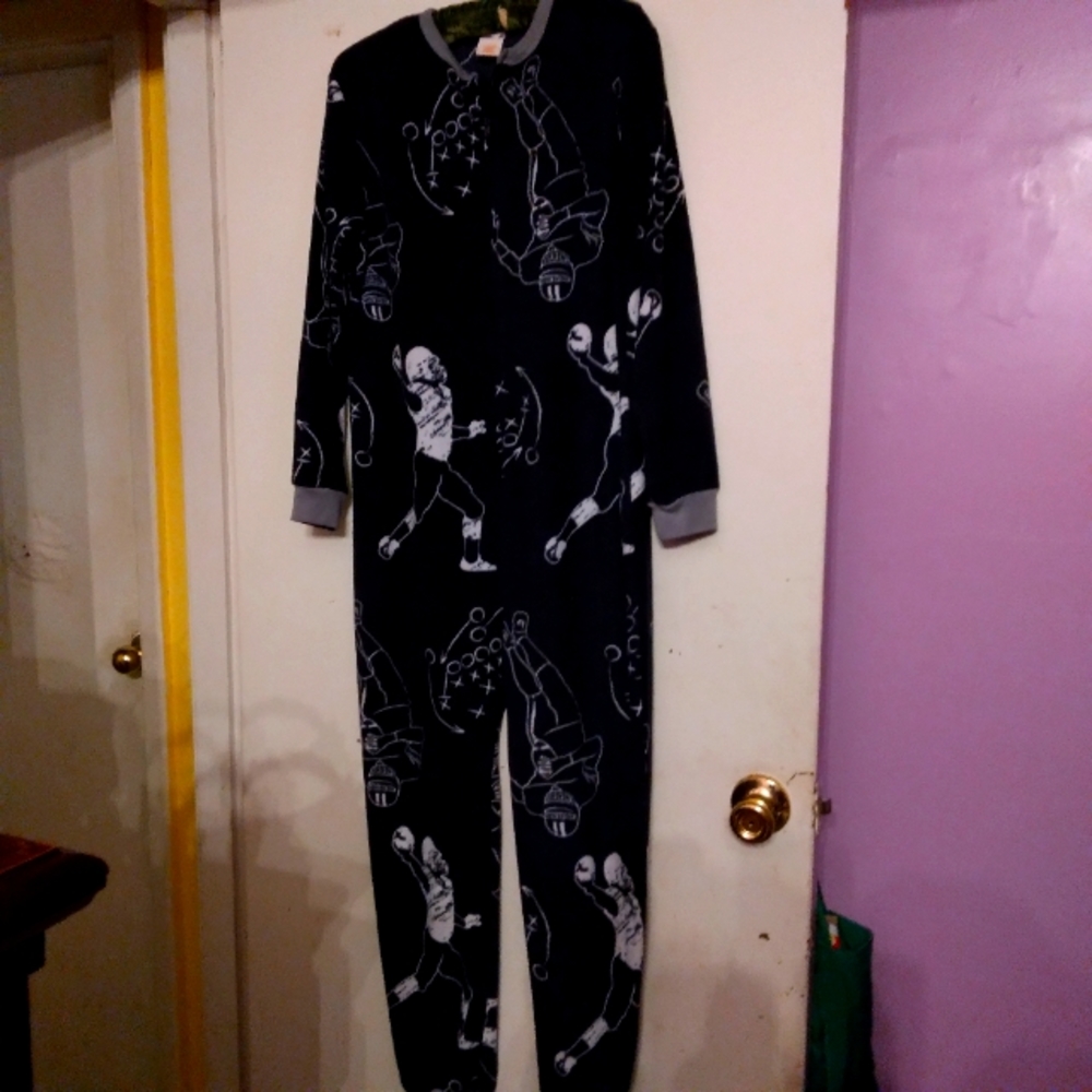 COMFY..ADULT "CAT&JACK SPORTS SLEEPWEAR..NAVY/GRAY..SZ.LG...12-14